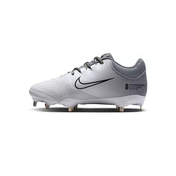 Nike Hyperdiamond 4 Pro Cleats Women’s Size 9 Gray White Fastpitch NWT - Picture 10 of 10